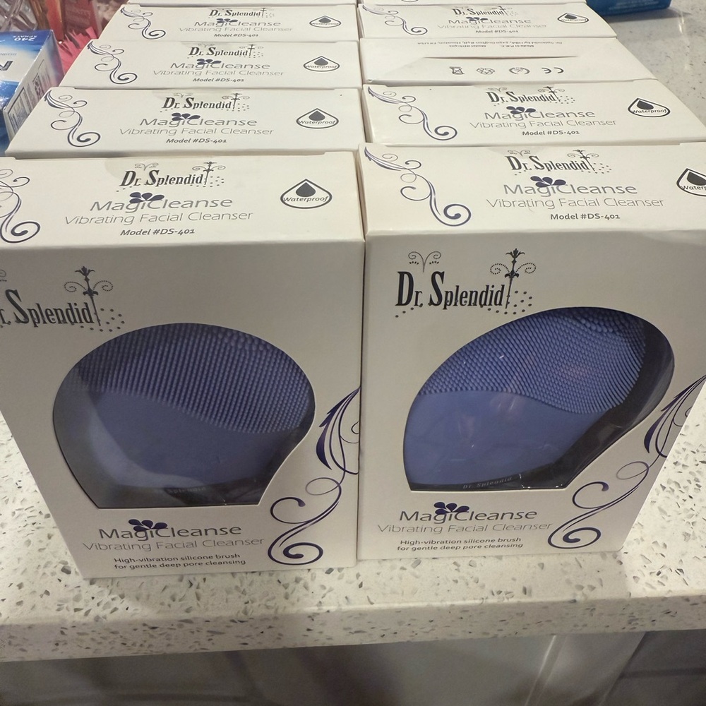Dr. Splendid Vibrating Facial Cleanser - Blue